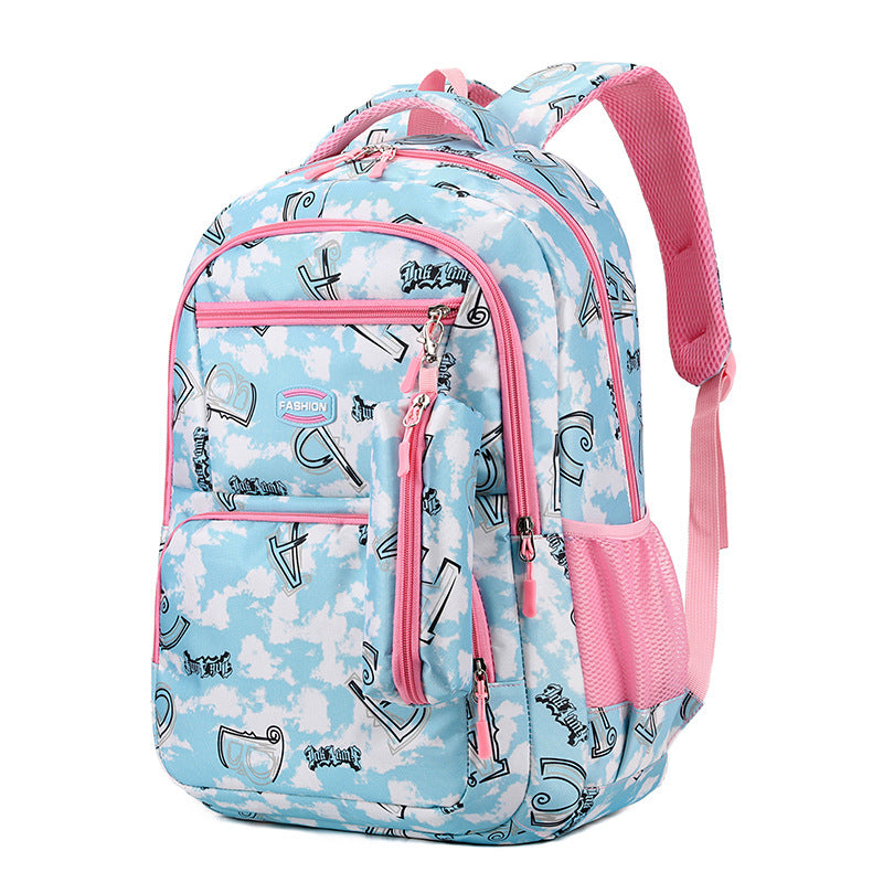 Unisex Kids School Bag With Pencil Case