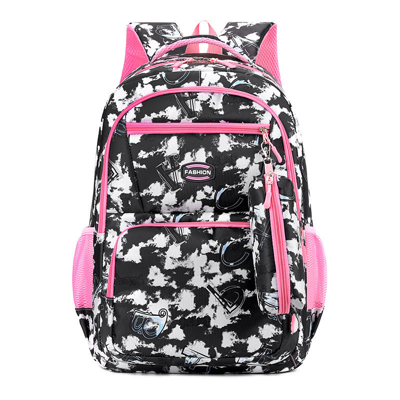 Unisex Kids School Bag With Pencil Case