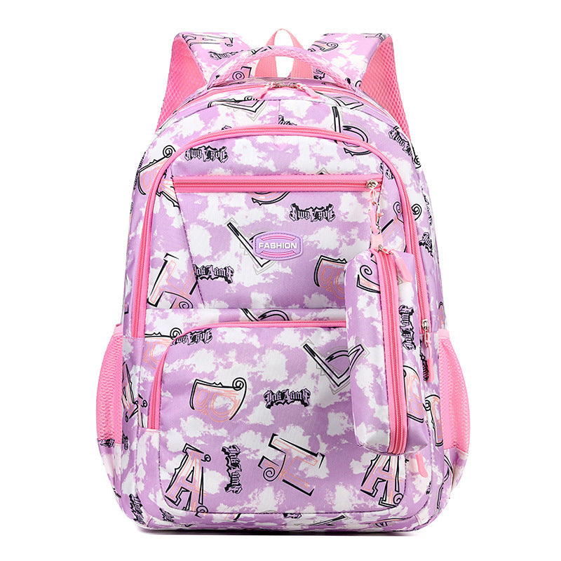 Unisex Kids School Bag With Pencil Case