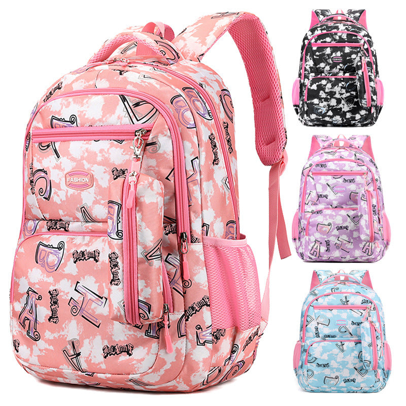 Unisex Kids School Bag With Pencil Case