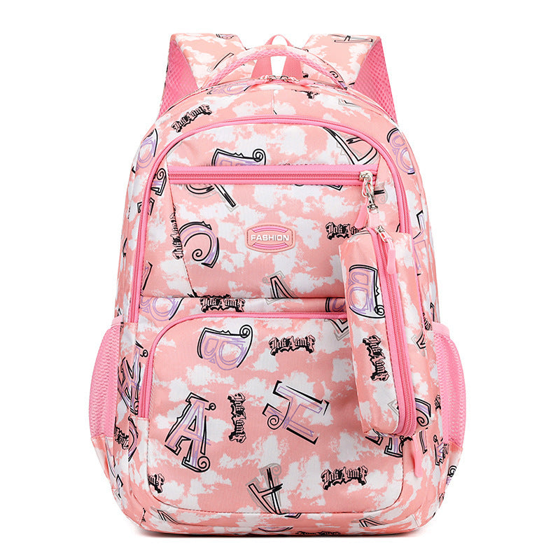 Unisex Kids School Bag With Pencil Case